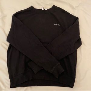 H&M Black Crewneck